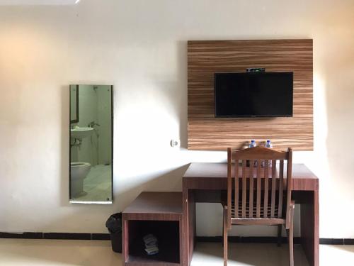 TV a/nebo společenská místnost v ubytování Mirabell Hotel RedPartner