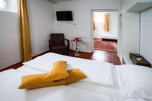Cama o camas de una habitación en Apartma Sejalec, Lesce - Bled