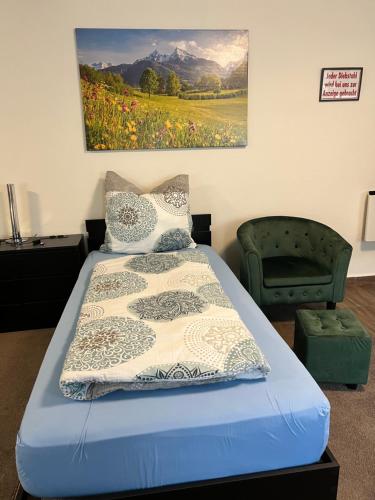 Postel nebo postele na pokoji v ubytování Apartments und Zimmer Vettweiß