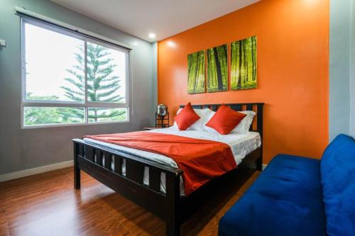Katil atau katil-katil dalam bilik di Private Villa - Overlooking View of Taal R-Maison