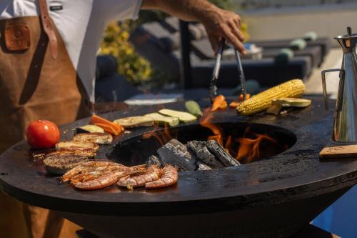 Comida en la villa o alrededores