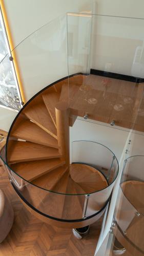Fotografie z fotogalerie ubytování Mykonos Homes - Luxuriöses Penthouse mit Rooftop Pool, Meerblick, Gym v destinaci Kalogrea