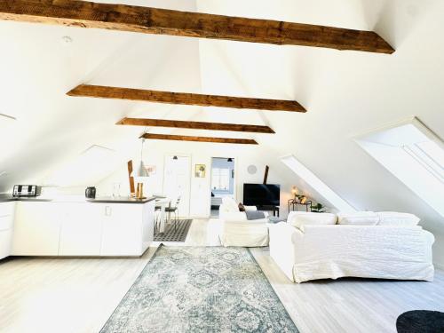 Χώρος καθιστικού στο aday - 4 Bedrooms Penthouse in Langholt