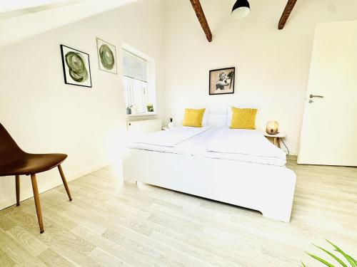 Ένα ή περισσότερα κρεβάτια σε δωμάτιο στο aday - 4 Bedrooms Penthouse in Langholt