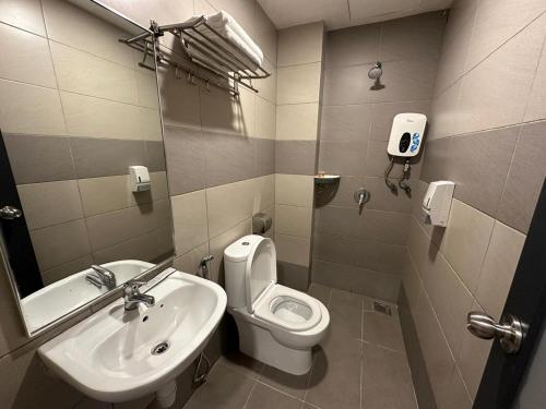 Koupelna v ubytování South of The Clouds HOTEL KL Sentral 吉隆坡彩云之南酒店-中央车站店