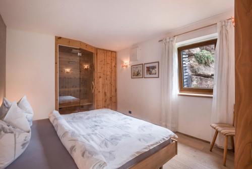 Ένα ή περισσότερα κρεβάτια σε δωμάτιο στο La Plates App Daduman