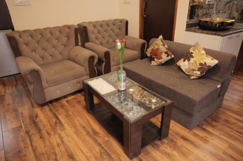 Un lugar para sentarse en Nandi Mist Meadows - POOL VILLA