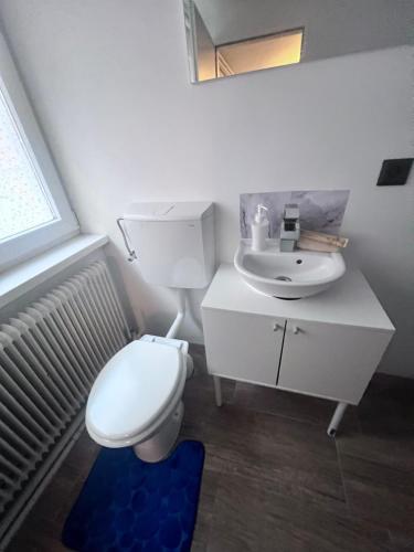 Koupelna v ubytování TOP 5 Helle Kleinwohnung mit eigenem Bad max 2 Gäste