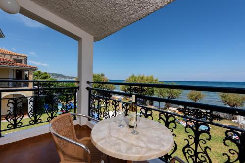 Μπαλκόνι ή βεράντα στο Iliessa Beach Hotel
