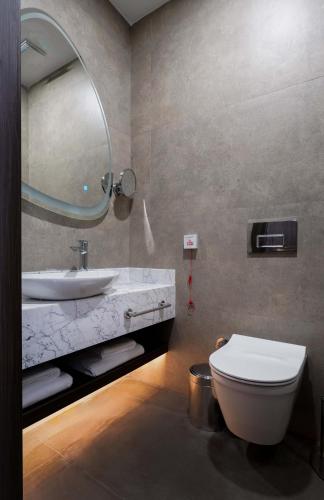 Bilik mandi di Byon Hotel Şile