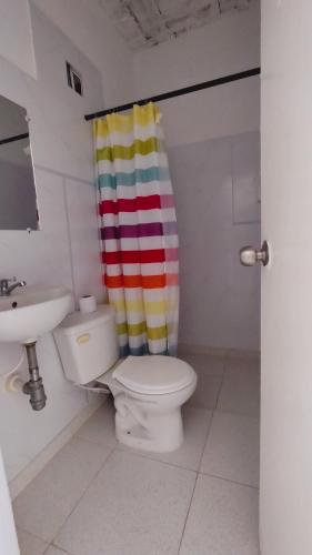 Koupelna v ubytování casa Marez