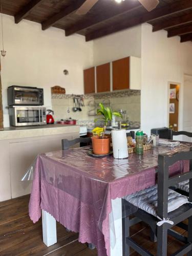 Η κουζίνα ή μικρή κουζίνα στο Hospedaje Umma2-Ezeiza