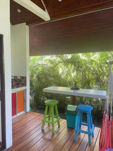 Taman di luar Villa Wolaba
