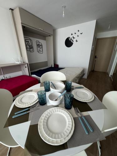 Χώρος καθιστικού στο Montevideo Cordón Apartamentos-Uruguay