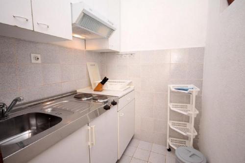 Kuchyň nebo kuchyňský kout v ubytování Apartment Jagoda