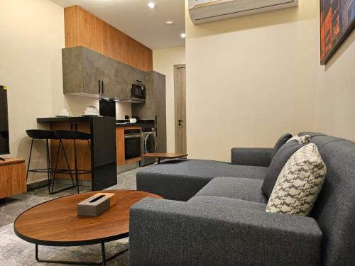 Χώρος καθιστικού στο Luxurious modern apartment