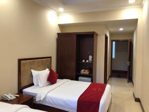 Katil atau katil-katil dalam bilik di An Loc Hotel & Spa