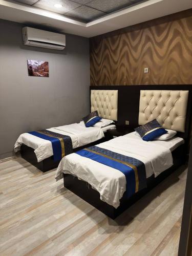 Katil atau katil-katil dalam bilik di Motel Blue Corner 1