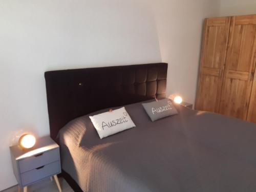 Postel nebo postele na pokoji v ubytování Apartment Wurmbergblick