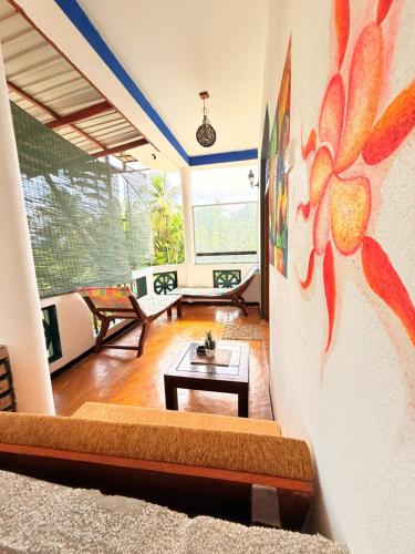 Гостиная зона в Frangipani Beach Villa