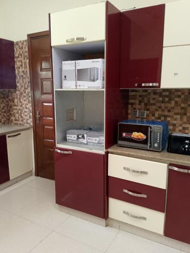 Kuchyň nebo kuchyňský kout v ubytování Sunrise BnB Creek