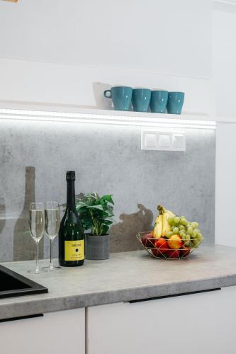 Una cocina o zona de cocina en Wonder-Mátrafüred