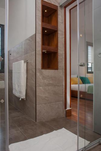 Cama o camas de una habitación en Maison d'hôte bypass