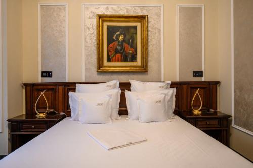 Hotel Bulevardにあるベッド