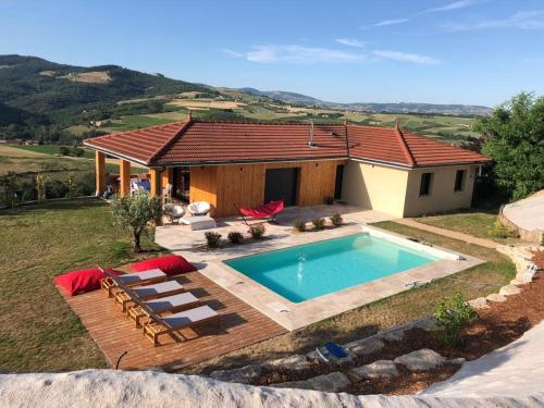 Belle villa proche de Lyon dans le Beaujolais