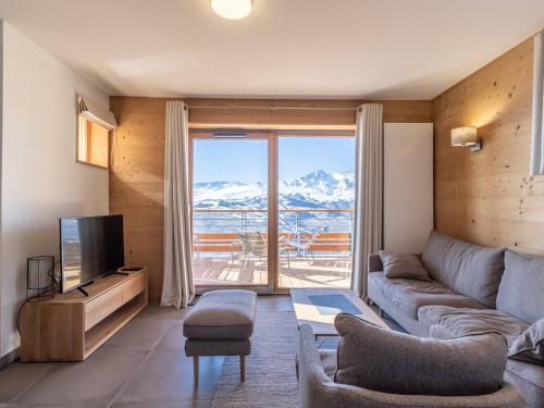 Appart 3 ch. moderne Les Arcs 1800, 8 pers., accès détente