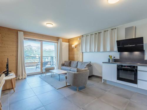 Appart 3 ch. moderne Les Arcs 1800, 8 pers., accès détente
