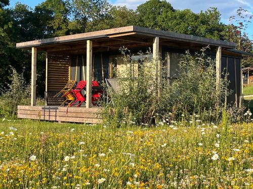 Κήπος έξω από το La Buissonnière Lodges
