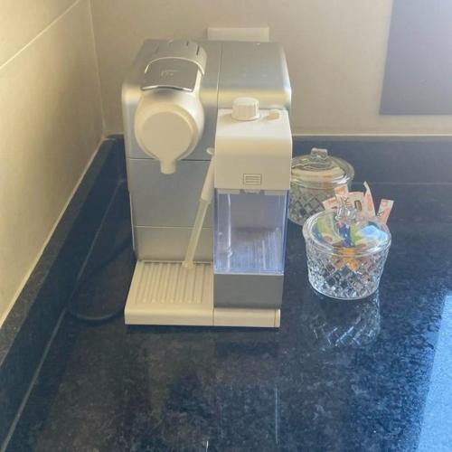 a sewing machine sitting on top of a counter at Colina Smir Resort Marina Smir, Tamuda Bay Kabila Beach, M'diq in Sania Torres