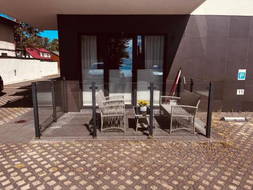 Χώρος καθιστικού στο Apartament Yellow Mielno