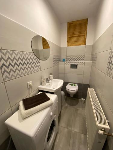 Bilik mandi di Apartament Cieplice