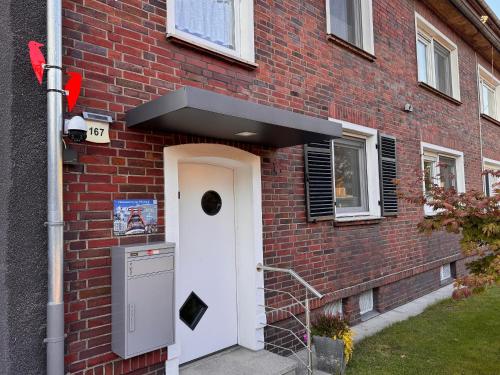 Bygningen som lejligheden ligger i