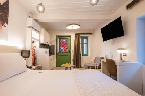 TV a/nebo společenská místnost v ubytování 45House