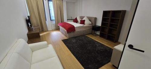 Ένα ή περισσότερα κρεβάτια σε δωμάτιο στο Room16-Ulm