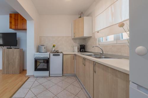 Η κουζίνα ή μικρή κουζίνα στο Villa Ivana holiday home