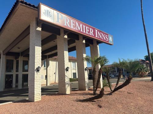 a building with a sign that reads synergy remember lives at Premier Inns Metro in Phoenix