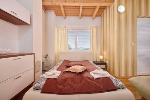 Postel nebo postele na pokoji v ubytování Design apartment