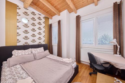 Ένα ή περισσότερα κρεβάτια σε δωμάτιο στο Chilli apartment
