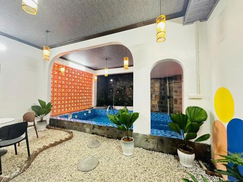 Bazén v ubytování Vạc Villa - Tam Đảo nebo v jeho okolí