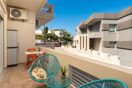 Μπαλκόνι ή βεράντα στο Orange Seaside Apartment