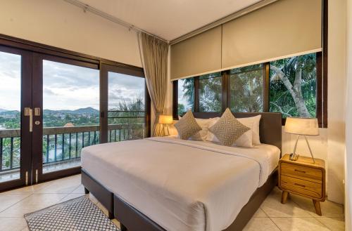 Katil atau katil-katil dalam bilik di Baan Rawee Villas