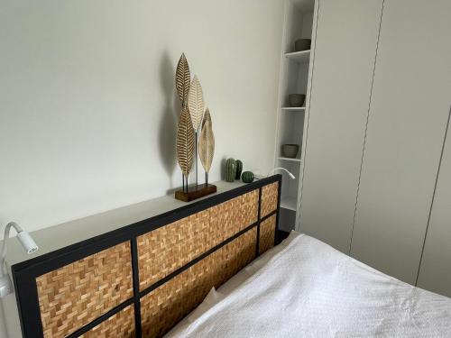 A bed or beds in a room at Villa Hermes