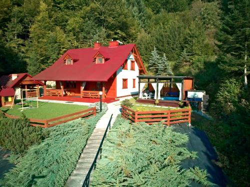 Vonkajšia záhrada v ubytovaní Agroturystyka - AGRODOMEK