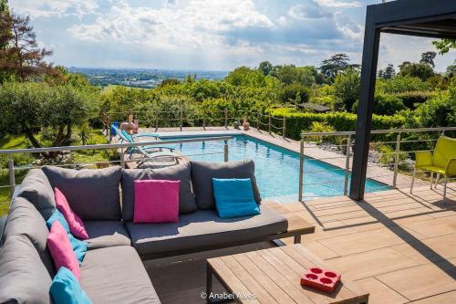 Bazén v ubytování Villa 250 m2, piscine à 10 minutes de Toulouse nebo v jeho okolí