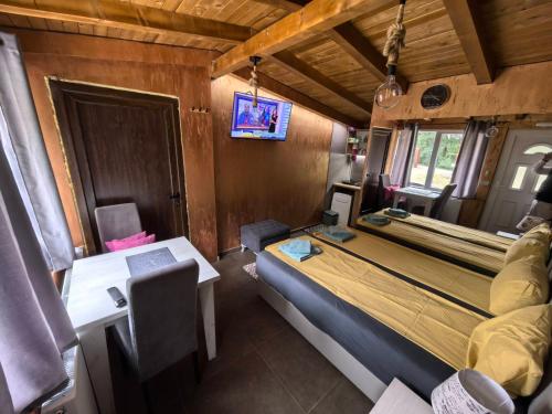 TV a/nebo společenská místnost v ubytování Odmaraliste Kod Mice Apartman 5