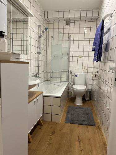 Koupelna v ubytování Anelia City Apartment 2 Zimmer inkl 2 Parkplätze im Zentrum